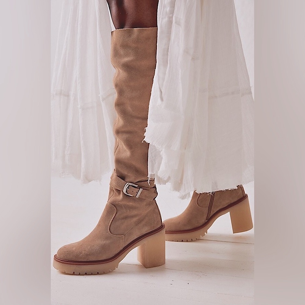 BRAND NEW Free People Jasper Over The Knee Tall Boots (never worn)